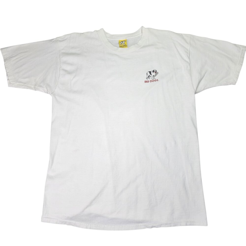 Vintage Big Dogs T-Shirt Size XL "Dogs On Line"